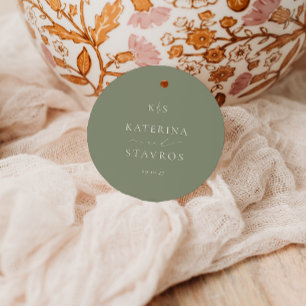 Etiquetas Para Lembrancinhas HARMONIA Sage Green Wedding