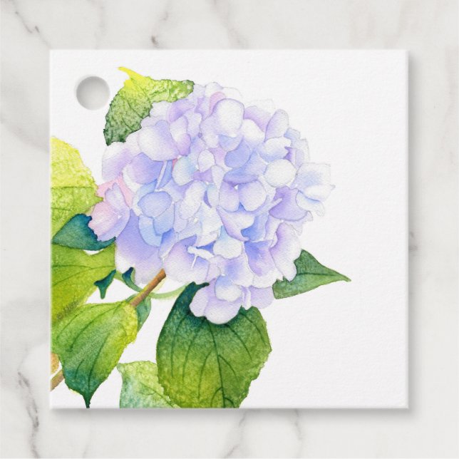 Etiquetas Para Lembrancinhas Hidrangea (Frente)