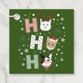 Etiquetas Para Lembrancinhas Ho Ho Cats Feliz Natal
