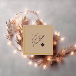 Etiquetas Para Lembrancinhas Holiday Luxe Christmas Favor Tag | Modern & Gold