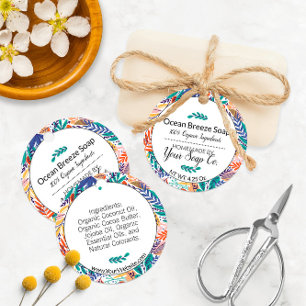 Etiquetas Para Lembrancinhas Homemada Moderna #Fabricada A Mão #Artisan #Soap H