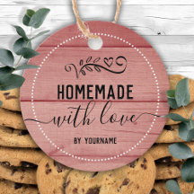 Homemade de Script de Rico de Madeira rosa com amo