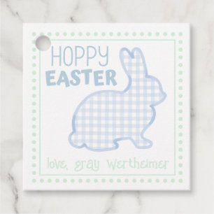 Etiquetas Para Lembrancinhas Hoppy Easter Bunny Boys Gift Tags