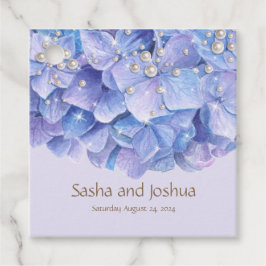 Etiquetas Para Lembrancinhas Hydrangea Pearl Azul