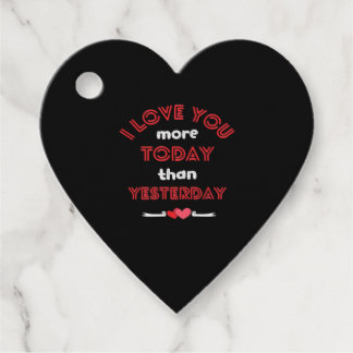 Etiquetas Para Lembrancinhas I Love You More Today Than Yesterday Romantic Quot