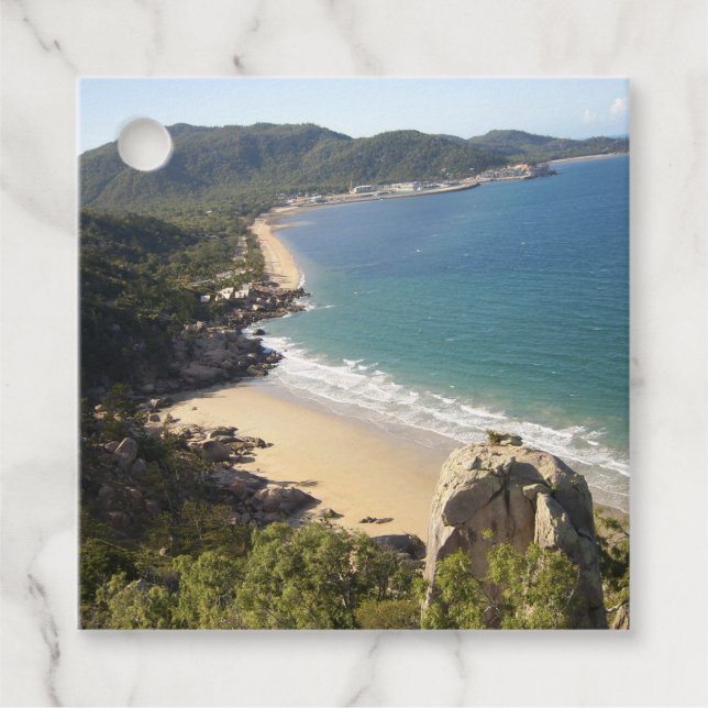 Etiquetas Para Lembrancinhas Ilha Magnética - Austrália (Frente)