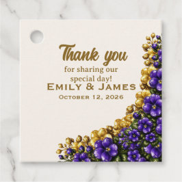 Etiquetas Para Lembrancinhas Illinois Blue Violet Wedding Favor Tag