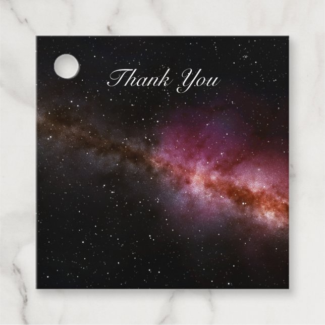 Etiquetas Para Lembrancinhas Imagem do universo (Frente)