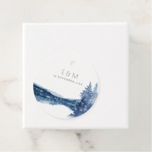 ETIQUETAS PARA LEMBRANCINHAS INDIGO TINTA AZUL MONOGRAMA LAGO MONOGRAMA CASAMEN