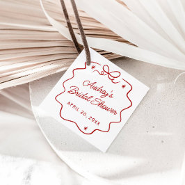 Etiquetas Para Lembrancinhas Isso É Amor, Chuveiro Personalizado Vermelho Doodl