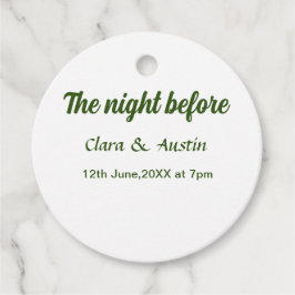 Etiquetas Para Lembrancinhas jantar de ensaio na noite anterior simples minimal