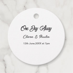 Etiquetas Para Lembrancinhas Jantar de ensaio Um dia à noite antes do nome da