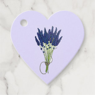 Etiquetas Para Lembrancinhas Jardim de Flor Roxo do Coelho de Lavanda Lavandula