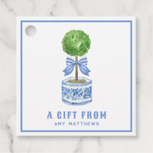 Etiquetas Para Lembrancinhas Jardim Topiário Chinoiserie Personalizada