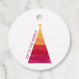 Etiquetas Para Lembrancinhas Joy to the World circle tag