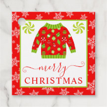 Jumper de Natal Vermelho e Verde