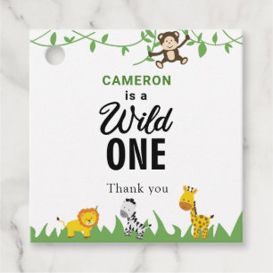 Etiquetas Para Lembrancinhas Kawaii Selvagem Um Aniversário Selva Safari