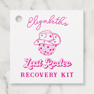 Etiquetas Para Lembrancinhas Kit de Recuperação de Cowgirl para Despedida de So