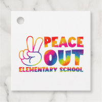 Laço de despedida da Peace Out Elementary School 