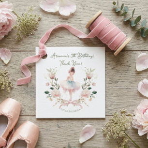 Etiquetas Para Lembrancinhas Laço Rosa Caprichoso e Bailarina de Aquarela de An