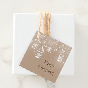 Etiquetas Para Lembrancinhas Lanternas brancas de neve