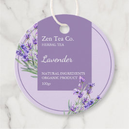 Etiquetas Para Lembrancinhas Lavanda Herbal Tea Business Tag