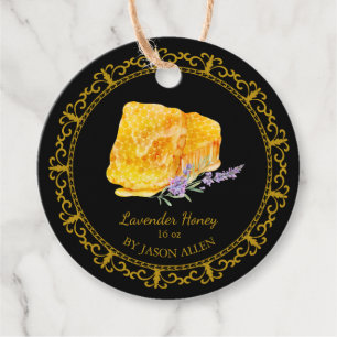 Etiquetas Para Lembrancinhas Lavanda Honeycomb Infuso Mel Hang Tag
