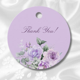 Etiquetas Para Lembrancinhas Lavanda Peony Chá de panela Obrigado