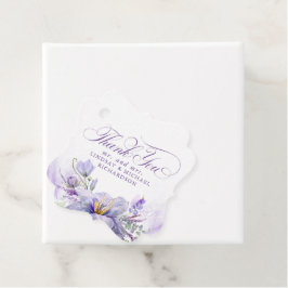 Etiquetas Para Lembrancinhas Lavanda Roxo Floral Botânico Agradecimento de Casa