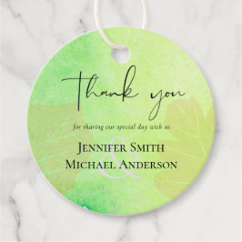 Etiquetas Para Lembrancinhas LeahG Orçamento Casamento Aquarela Verde Azul