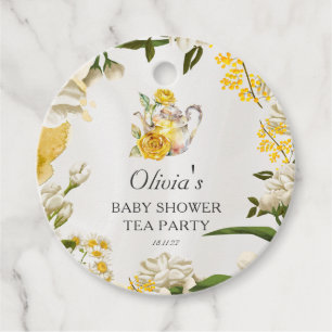 Etiquetas Para Lembrancinhas Lembrancinhas de Chá de Bebê com Tema de Flores