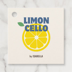 Etiquetas Para Lembrancinhas Licor Caseiro Moderno de Limoncello