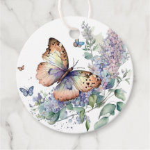 Lilás romântica e obrigado de borboleta você favor