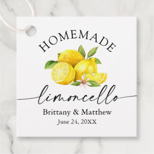 Etiquetas Para Lembrancinhas Limões De Aquarela De Limoncello