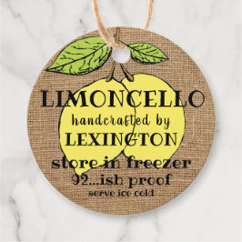 Etiquetas Para Lembrancinhas Limoncello Em Burlap Olha Para Casa