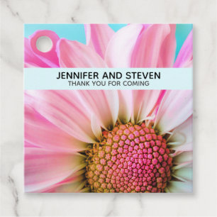 Etiquetas Para Lembrancinhas Linda Flor Rosa Fechar Foto Casamento