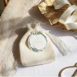 Etiquetas Para Lembrancinhas Lírio do Vale | Batismo Floral Dourado  
