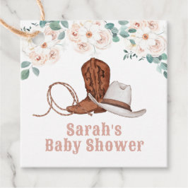 Etiquetas Para Lembrancinhas Little Cowgirl Western Floral Baby Shower