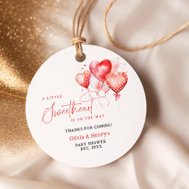Etiquetas Para Lembrancinhas Little Sweetheart Está A Caminho Do Chá de fraldas