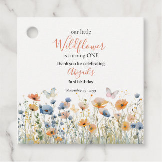 Etiquetas Para Lembrancinhas Little Wildflower Butterfly Meadow 1st Birthday