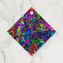 Etiquetas Para Lembrancinhas Lively abstract Favor Tags,Blast color abstract 