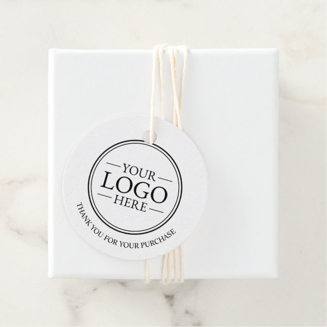 Etiquetas Para Lembrancinhas Logotipo comercial personalizado Obrigado (In Situ)