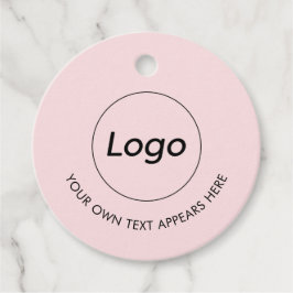 Etiquetas Para Lembrancinhas Logotipo profissional Marcas de favoritos cor-de-r