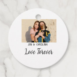 Etiquetas Para Lembrancinhas Love Forever LGbtq casal orgulho adicionar nome de