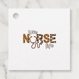 Etiquetas Para Lembrancinhas Love Nurse Life Cheetah 3