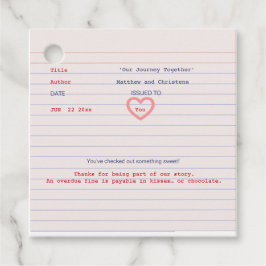 Etiquetas Para Lembrancinhas Love Story Due Date Library Card Wedding