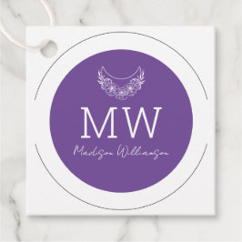 Etiquetas Para Lembrancinhas Lua do Crescente Minimalista Moderna e Psíquica Es