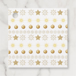 Etiquetas Para Lembrancinhas Luxury Gold and White Luxury Festive