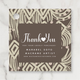 Etiquetas Para Lembrancinhas Macrame Empresas artesanais Obrigado Apreciação B
