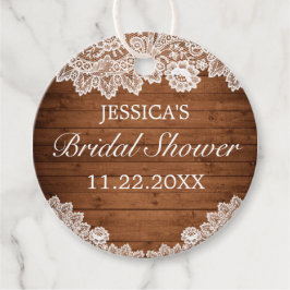 Etiquetas Para Lembrancinhas Madeira russa e Chá de panela de rendas brancas